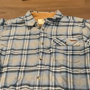 Legendary Whitetails Men's Buck Camp Flannel, Long Sleeve Plaid Button Down